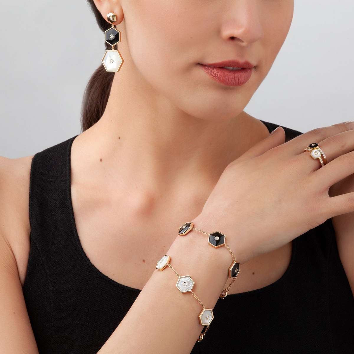 Miseno Jewelry - Baia Sommersa 18K Yellow Gold Onyx & Diamond Bracelet | Manfredi Jewels