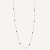 Paradise 18K Yellow Gold Iolite & Blue Topaz Long Necklace