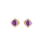 Mogul 18K Yellow Gold Gemstone Earrings