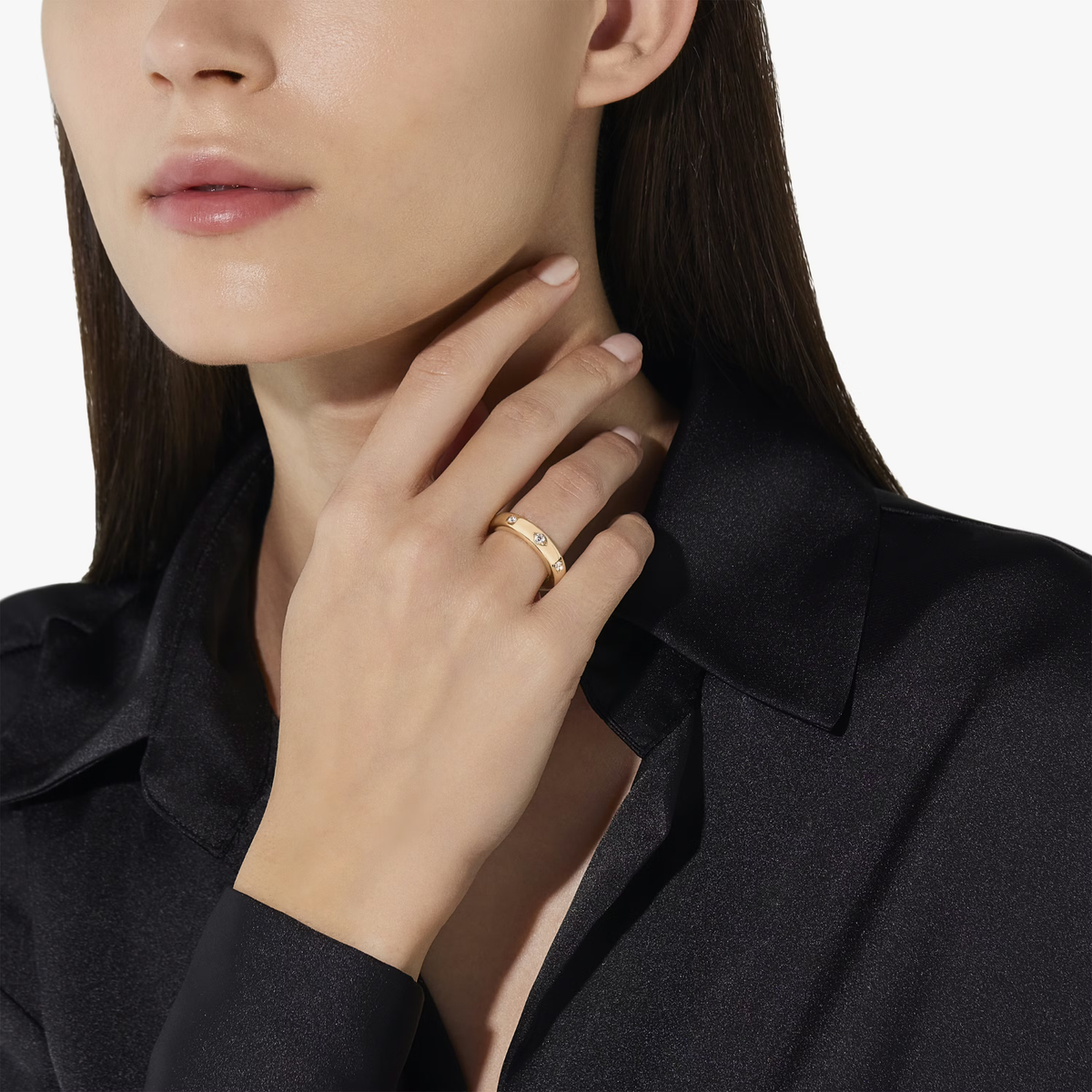 Pomellato Jewelry - Iconica 18K Rose Gold Extra Slim Ring | Manfredi Jewels