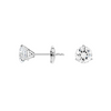 18K White Gold 2.01 CTW F SI2 3 Prong Martini Setting Diamond Stud Earrings