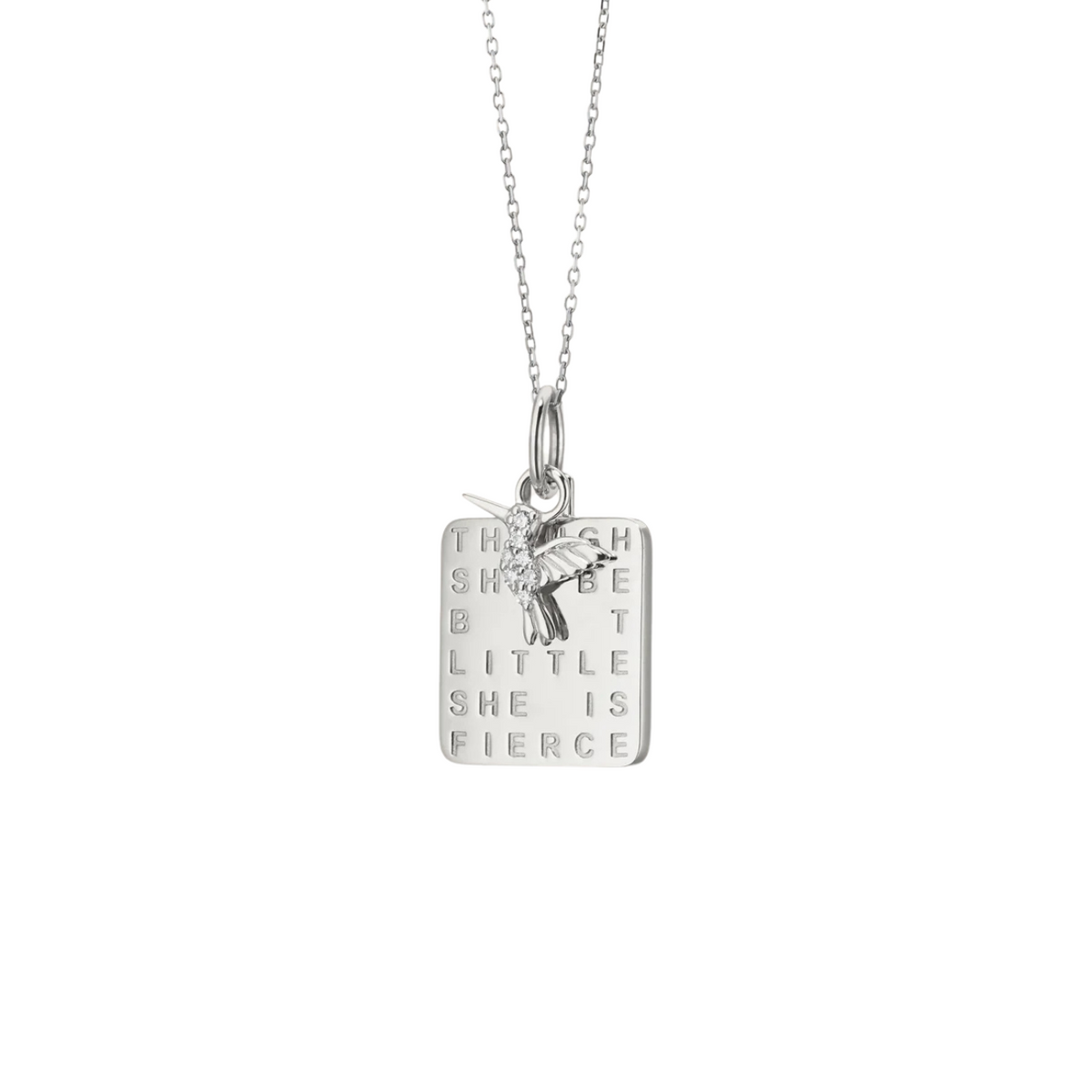 Monica Rich Kosann Jewelry - ’She is Fierce’ Medallion with Sapphire | Manfredi Jewels