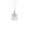 "She is Fierce" Medallion with Sapphire