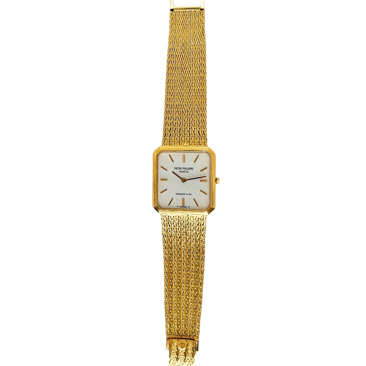 Octagonal Yellow Gold Tiffany & Co. Dial Manual Wind
