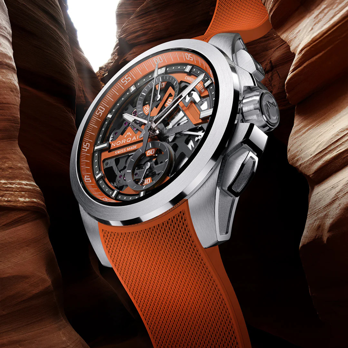 INDEPENDENCE SKELETON CHRONO 42MM – Manfredi Jewels