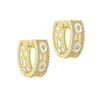 18K Yellow Gold & Mother of Pearl Baia Sommersa Earrings