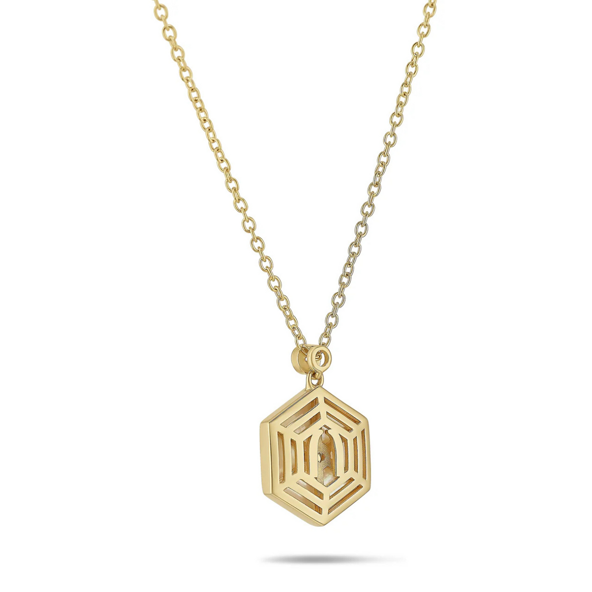 Miseno - 18K Yellow Gold Diamond & Lapis Baia Sommersa Pendant | Manfredi Jewels