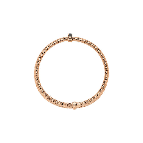 Panorama 18K Rose Gold Black Diamond Flex’it Bracelet