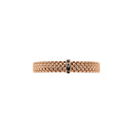 Panorama 18K Rose Gold Black Diamond Flex’it Bracelet