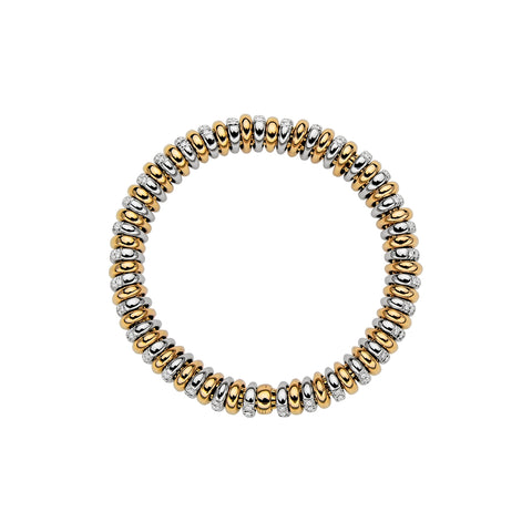 Solo 18K Yellow & White Gold Diamond Flex’it Bracelet