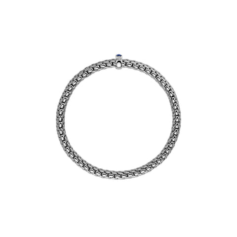Vendome 18K White Gold Diamond & Sapphire Flex'it Bracelet