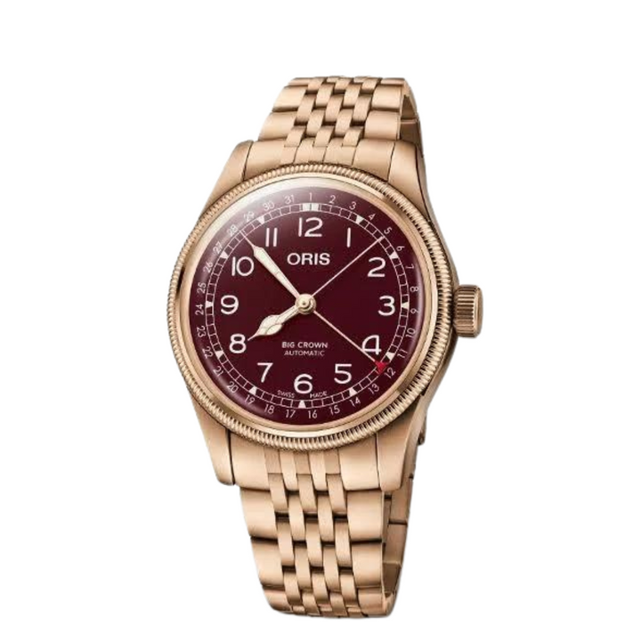 Oris New Watches - BIG CROWN BRONZE POINTER DATE - RED | Manfredi Jewels