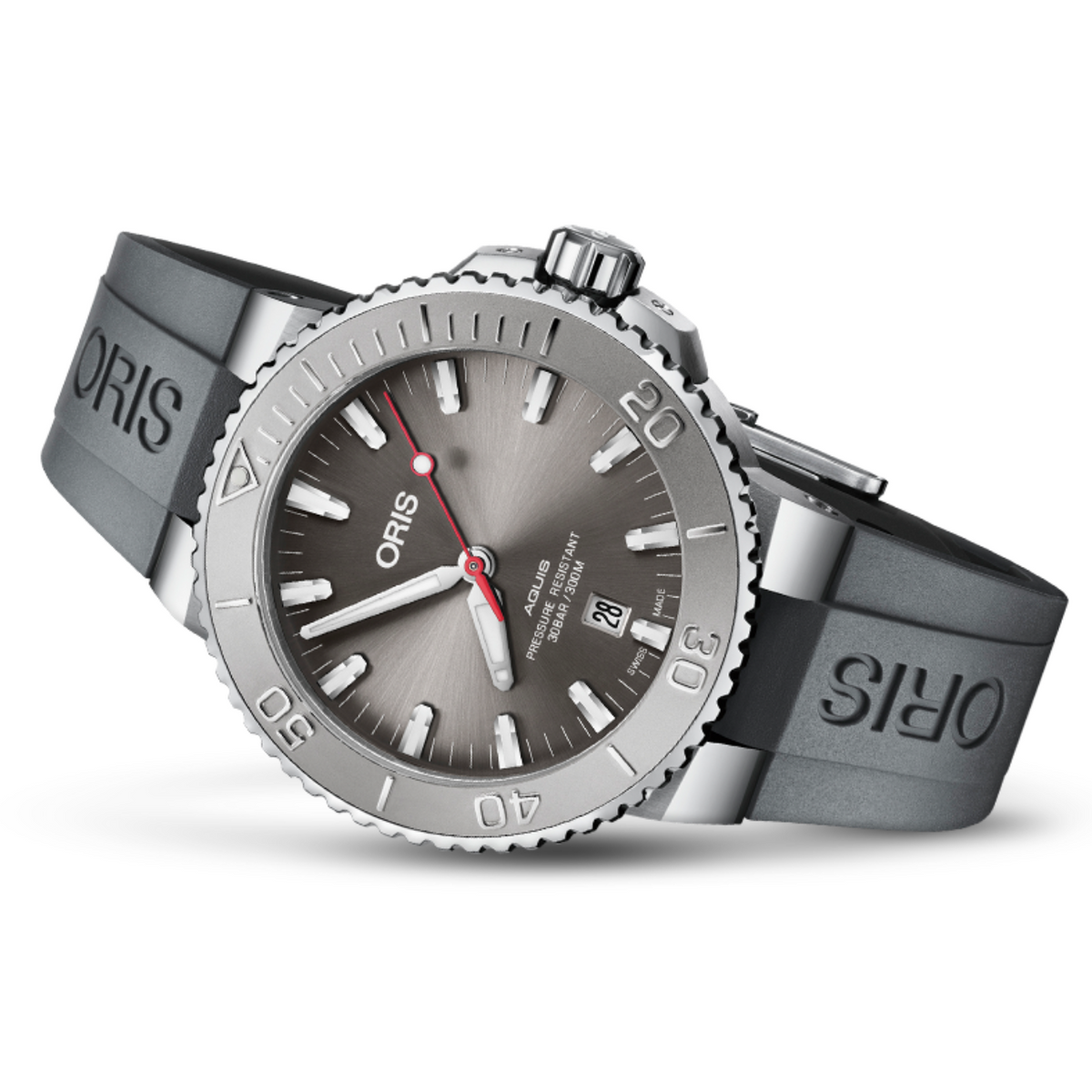 Oris Watches - AQUIS DATE RELIEF - GREY | Manfredi Jewels
