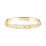 18K Yellow Gold & Diamond Move Noa Ciselé Bangle