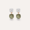 Nudo 18K Rose Gold Double Prasiolite & Diamond Pavé Earrings