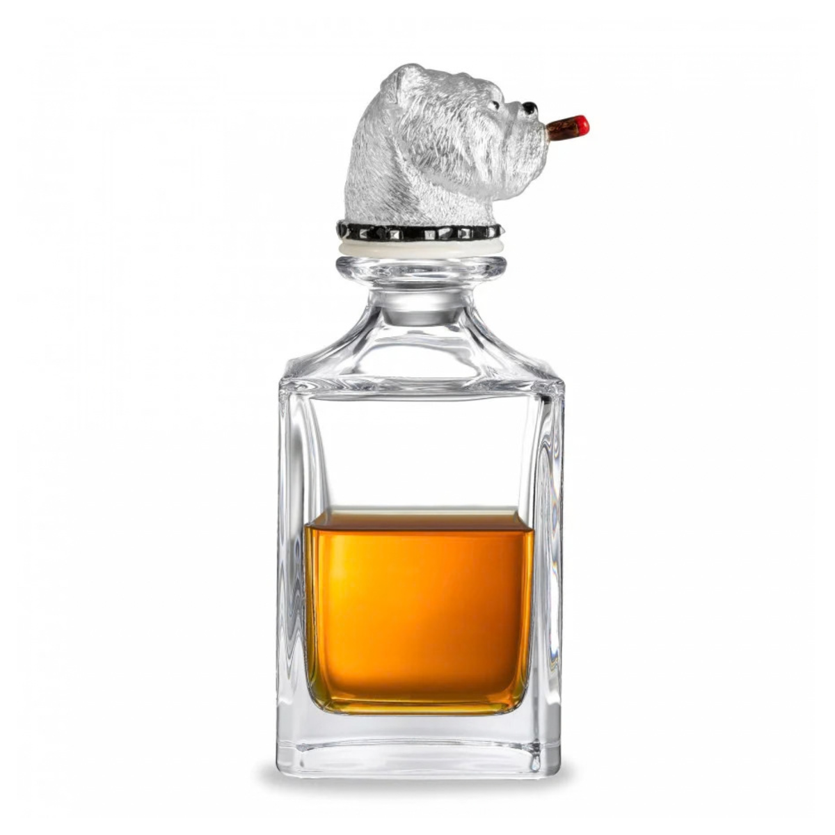 Bulldog Crystal Decanter