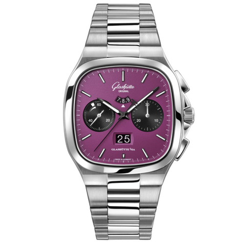 SEVENTIES CHRONOGRAPH PANORAMA DATE PLASMA PURPLE
