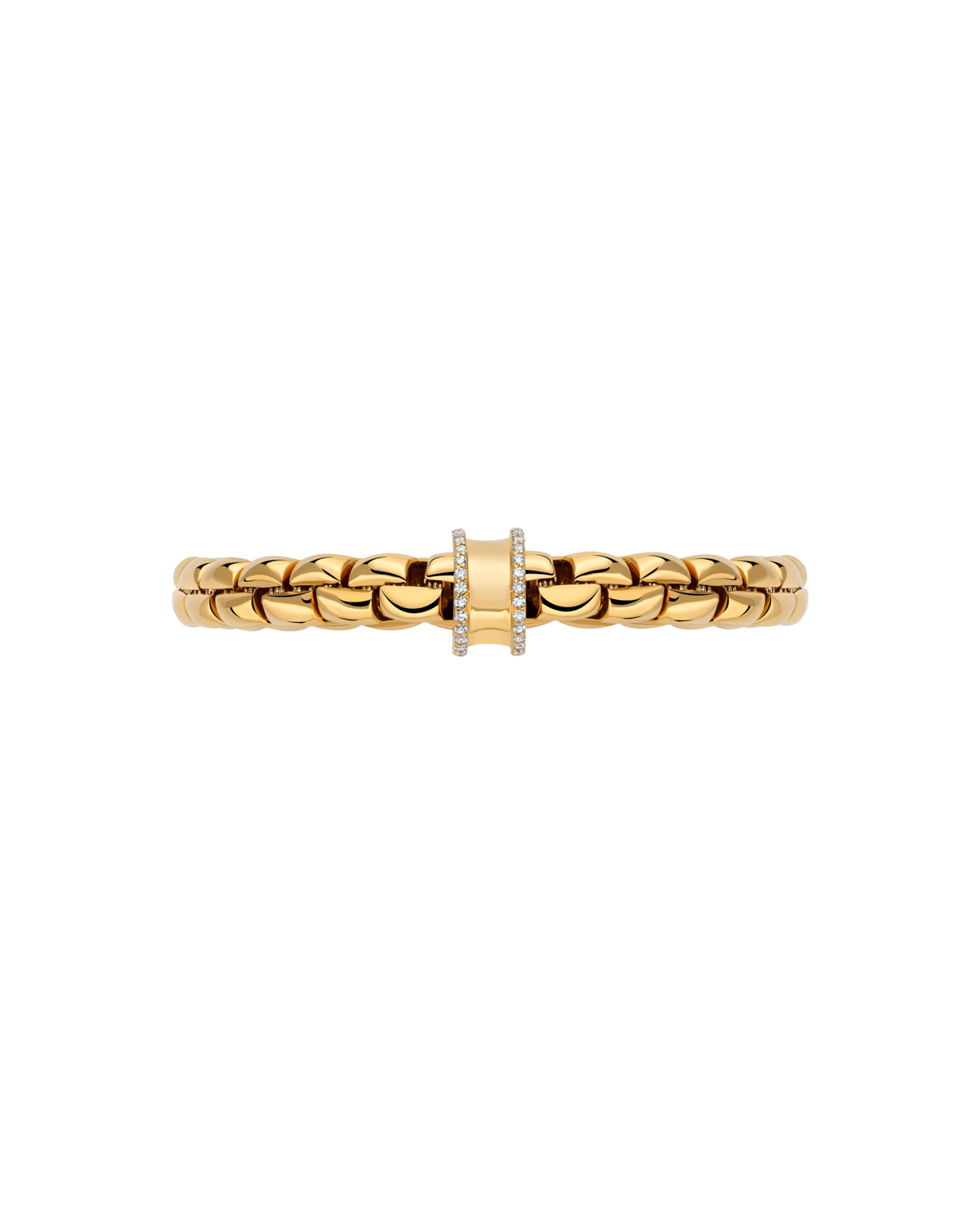 Fope Jewelry - Eka 18K Yellow Gold & Diamond Bracelet | Manfredi Jewels