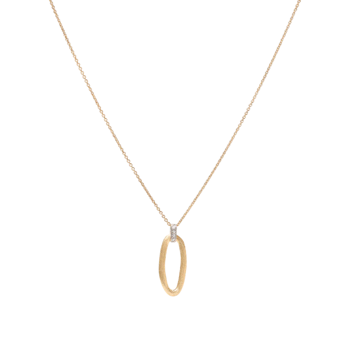Marco Bicego Jewelry - Jaipur 18K Yellow Gold Pendant Necklace with Diamond Accent | Manfredi Jewels