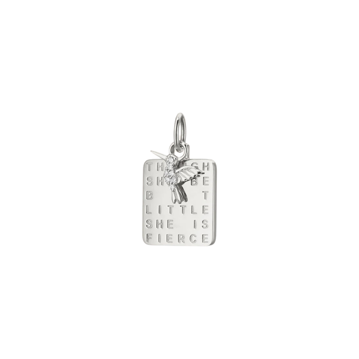 Monica Rich Kosann Jewelry - ’She is Fierce’ Medallion with Sapphire | Manfredi Jewels