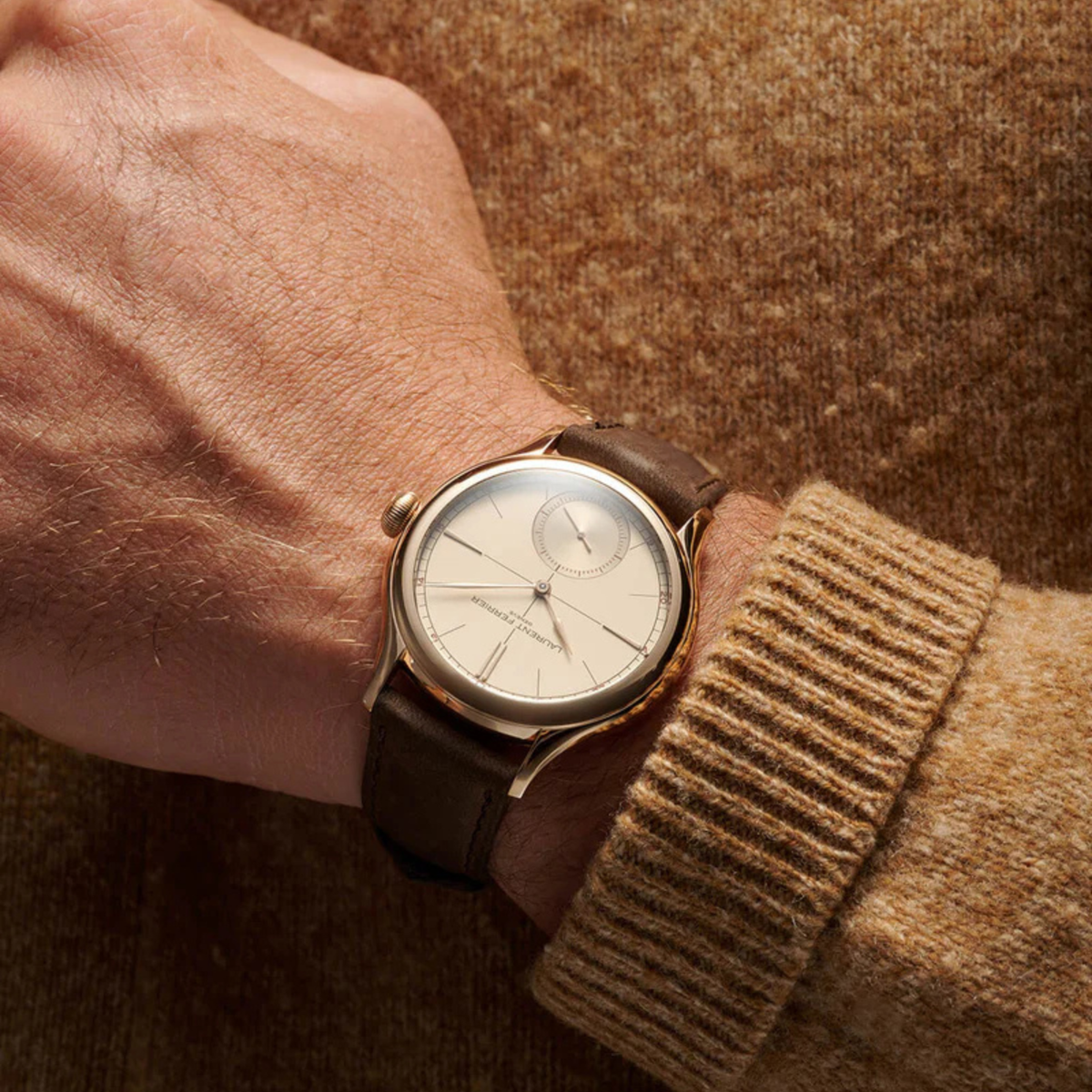 Laurent Ferrier New Watches - CLASSIC ORIGIN BEIGE | Manfredi Jewels