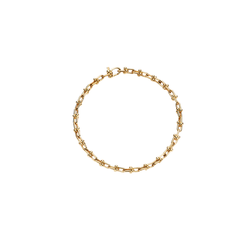 Estate Tiffany & Co 18K Yellow Gold Hardware Bracelet