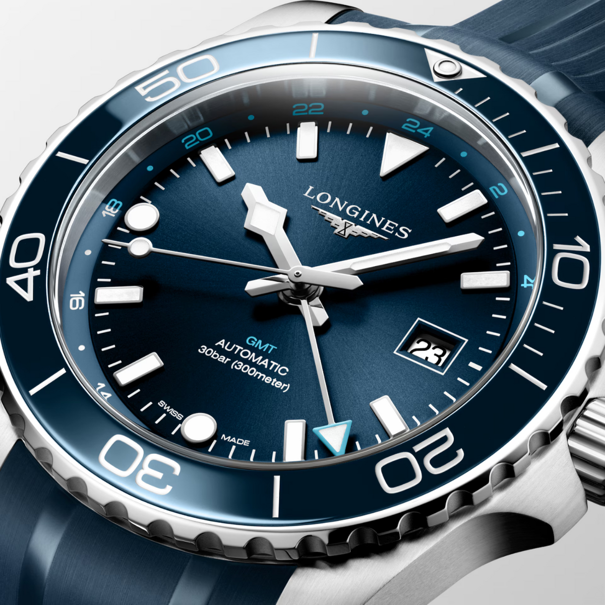 Longines New Watches - HYDROCONQUEST GMT | Manfredi Jewels