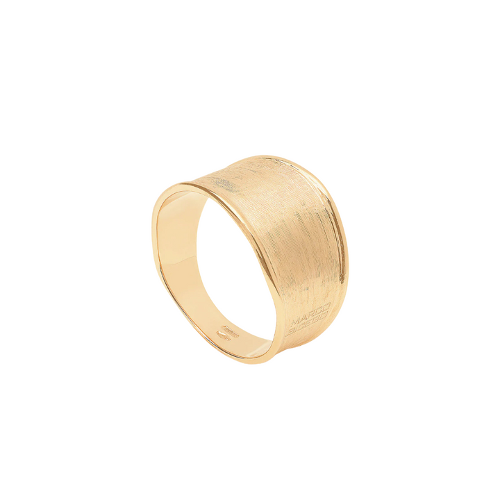 Marco Bicego Jewelry - 18K Yellow Gold Small Lunaria Band Ring | Manfredi Jewels