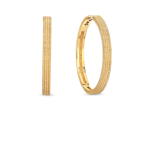 Symphony 18K Yellow Gold Barocco Hoop Earrings