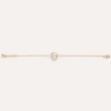 Pom Pom Dot 18K Rose Gold Diamond Pavé & Mother of Pearl Two-Sided Button Bracelet