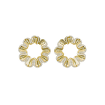 Arco 18K Yellow Gold Diamond Earrings