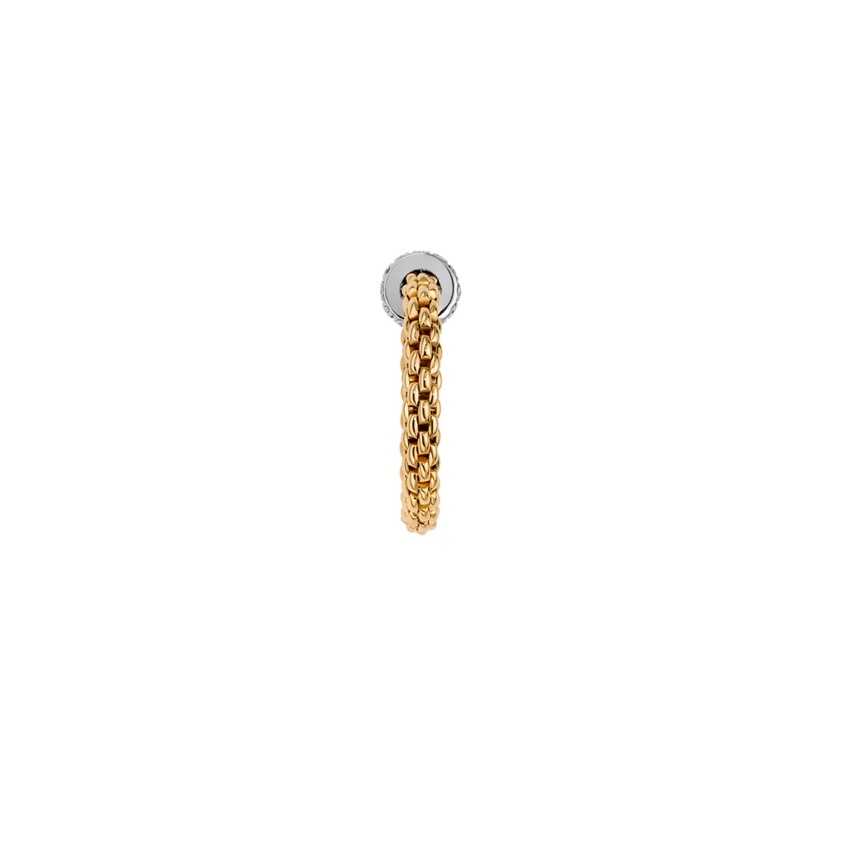 Fope - Solo 18K Yellow Gold & Diamond Rondel Ring | Manfredi Jewels
