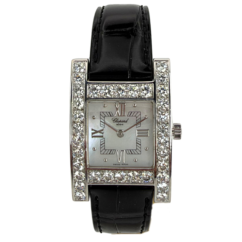 H 18K White Gold Diamond Bezel
