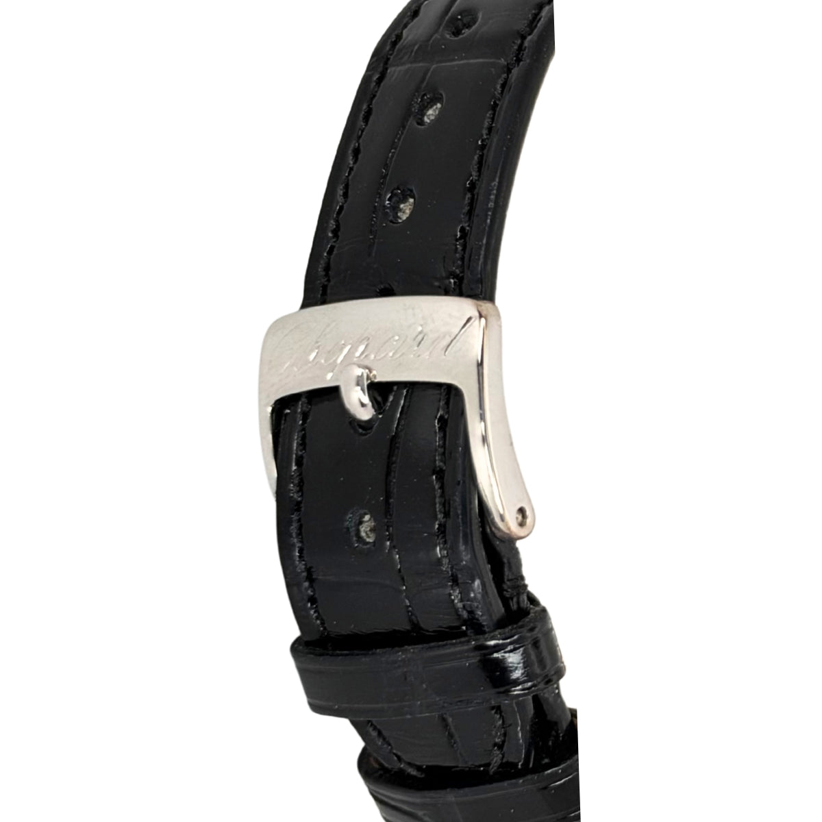 H 18K White Gold Diamond Bezel