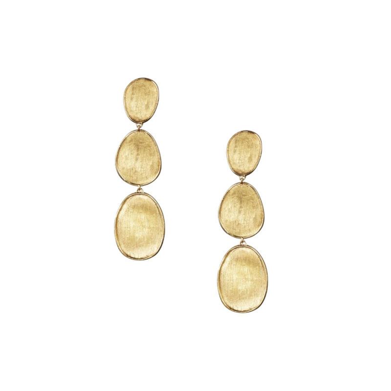 Lunaria 18K Yellow Gold Small Triple Drop Earrings