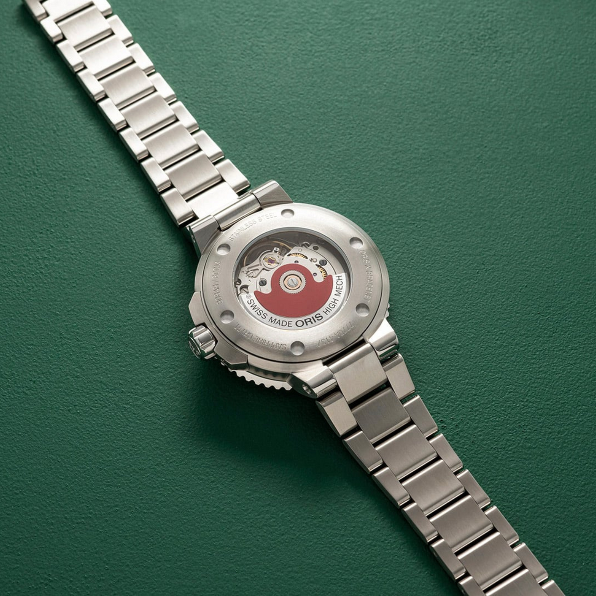 Oris Watches - AQUIS ORIS X BRACENET 36.5MM - GREEN | Manfredi Jewels