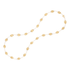 Lunaria 18K Yellow Gold Collar Long Necklace with Diamond Accents