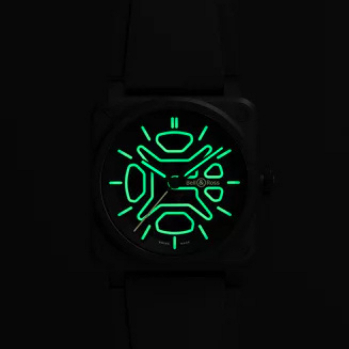 Bell & Ross Watches - BR-03 SKELETON LUM CERAMIC | Manfredi Jewels
