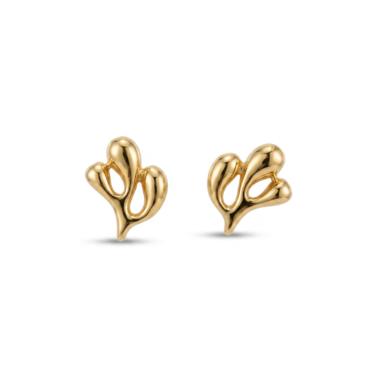 Estate Jewelry Jewelry - Estate 18K Yellow Gold Miseno ’Sea Leaf’ Earrings | Manfredi Jewels