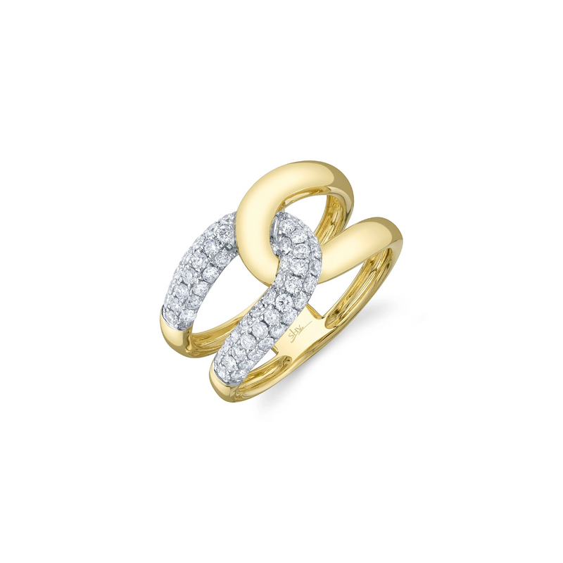 14K Yellow Gold 0.71ct Diamond Ring