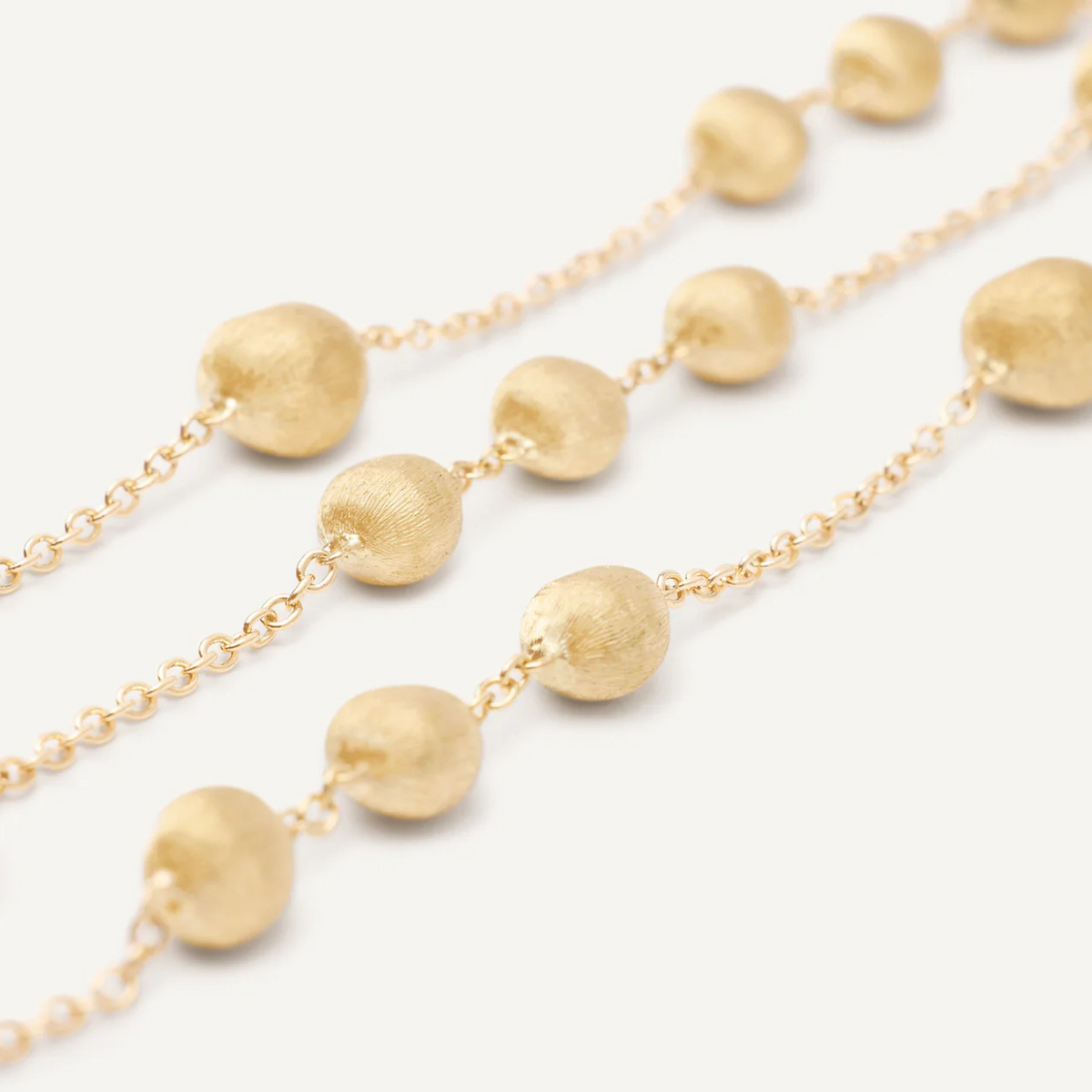 Marco Bicego Jewelry - Africa 18K Yellow Gold Bead Necklace | Manfredi Jewels