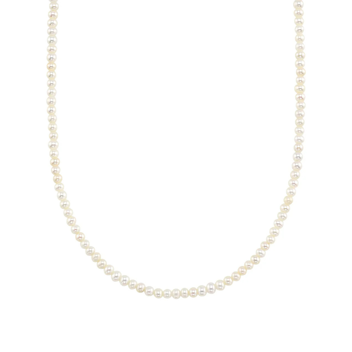 Jackie 14K Yellow Gold Cultured Pearl Tennis Necklace