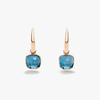 Nudo 18K Rose London Blue Topaz Mini Earrings