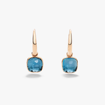 Nudo 18K Rose London Blue Topaz Mini Earrings