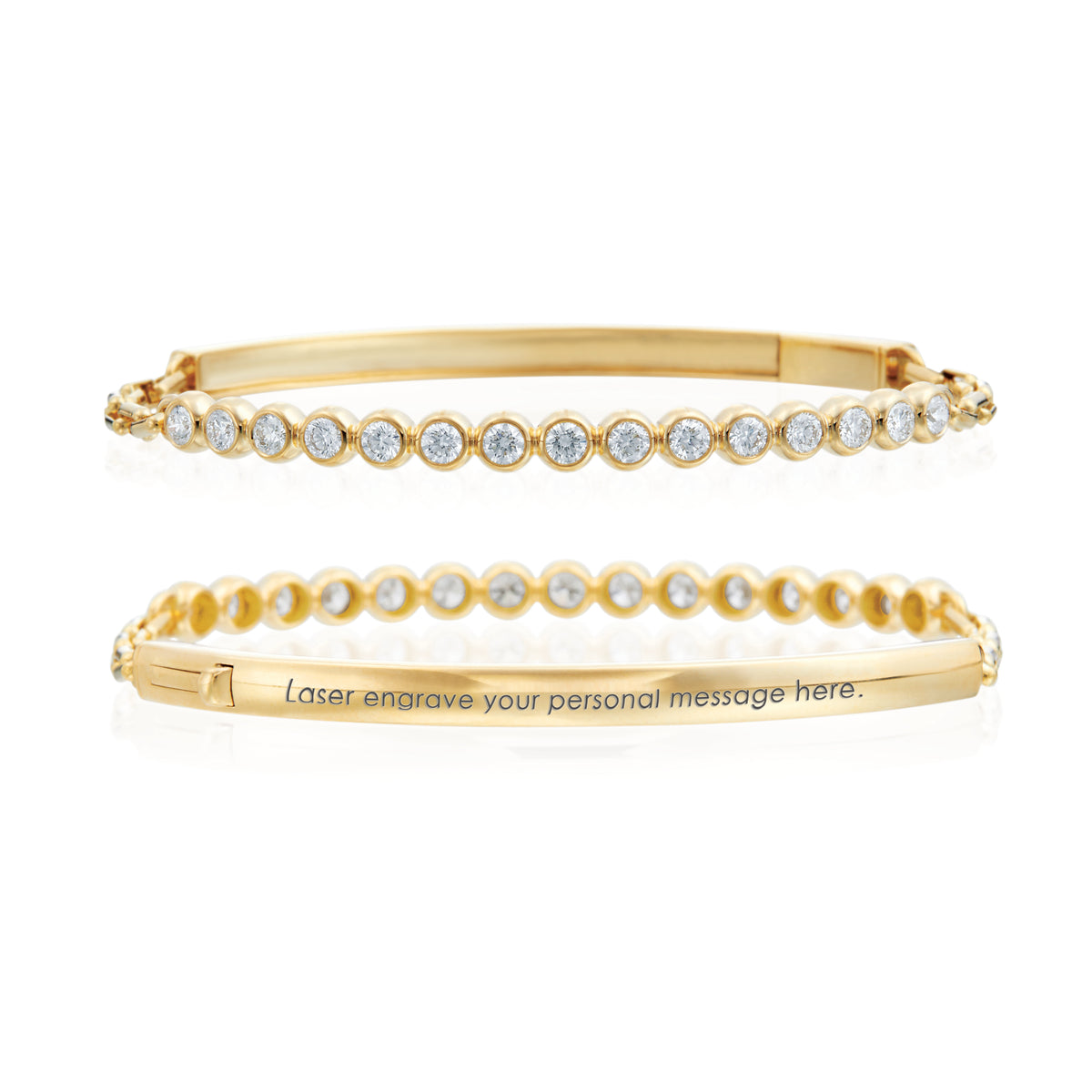 Moonlight 18K Yellow Gold & Diamond Bracelet