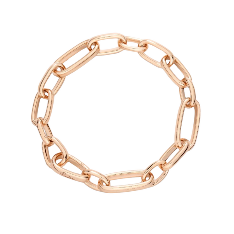 Pomellato Jewelry - Iconica 18K Rose Gold Chain Slim Bracelet | Manfredi Jewels