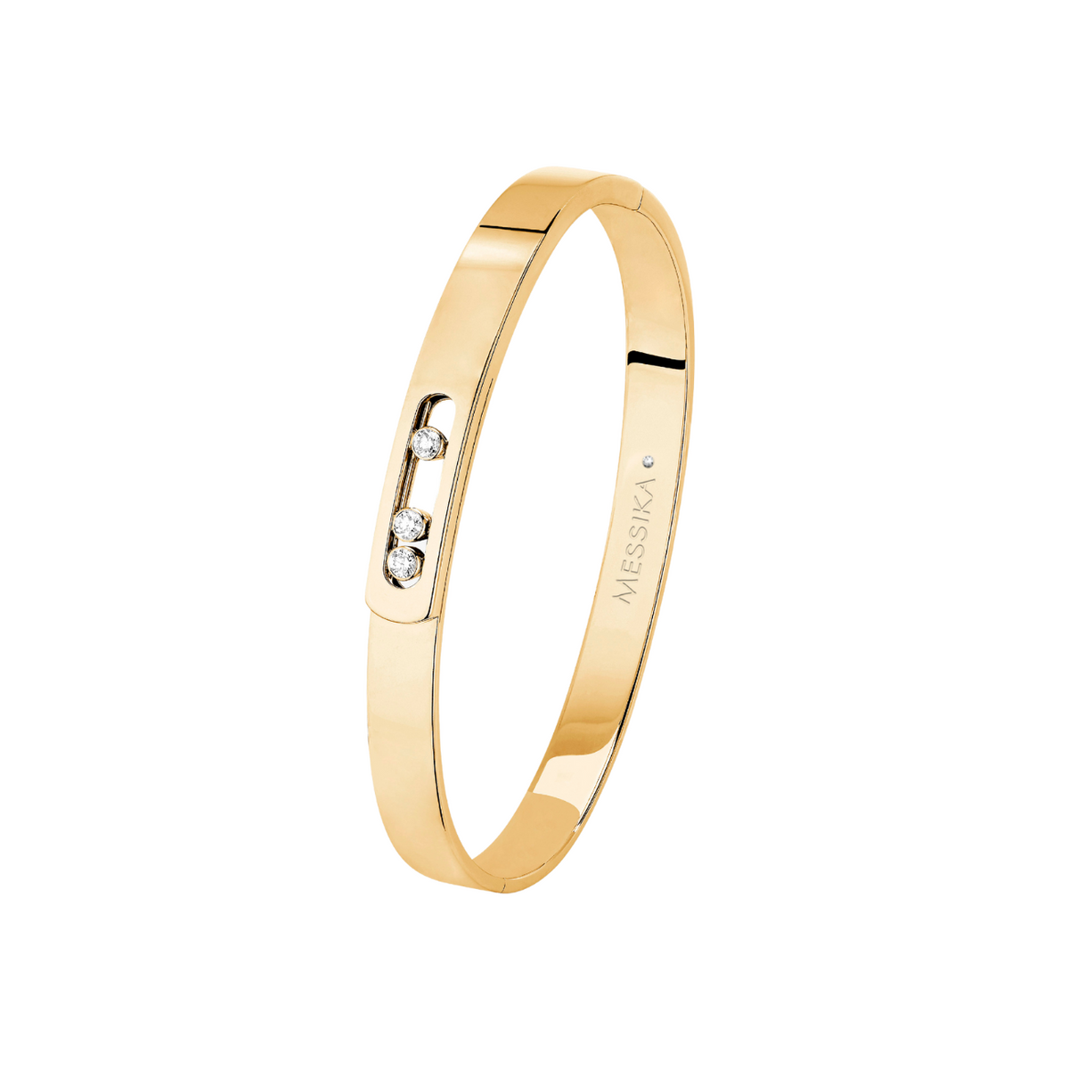 Messika Jewelry - Move Noa 18K Yellow Gold Diamond Bangle Bracelet | Manfredi Jewels