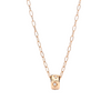 Iconica 18K Rose Gold Diamond Pendant Necklace