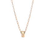 Iconica 18K Rose Gold Diamond Pendant Necklace