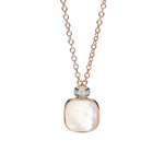 Nudo 18K Rose Gold Mother of Pearl Diamond Necklace